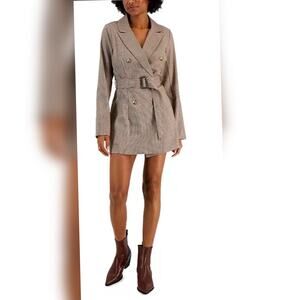 NWT Kit & Sky Juniors M plaid blazer dress